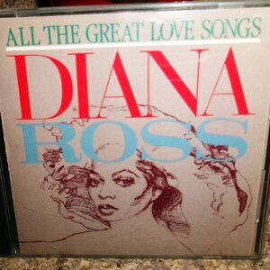 diana ross all the great love songs 1981 hits cd - motown supremes blue sparkle